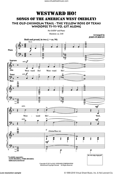 Westward Ho! Songs of the American West (Medley)