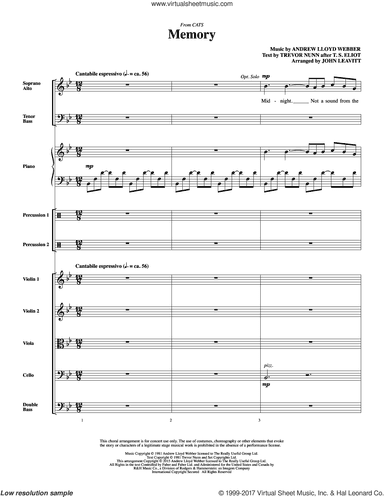 Memory (from Cats) (arr. John Leavitt) (COMPLETE)
