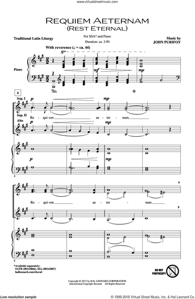 Requiem Aeternam (Rest Eternal)