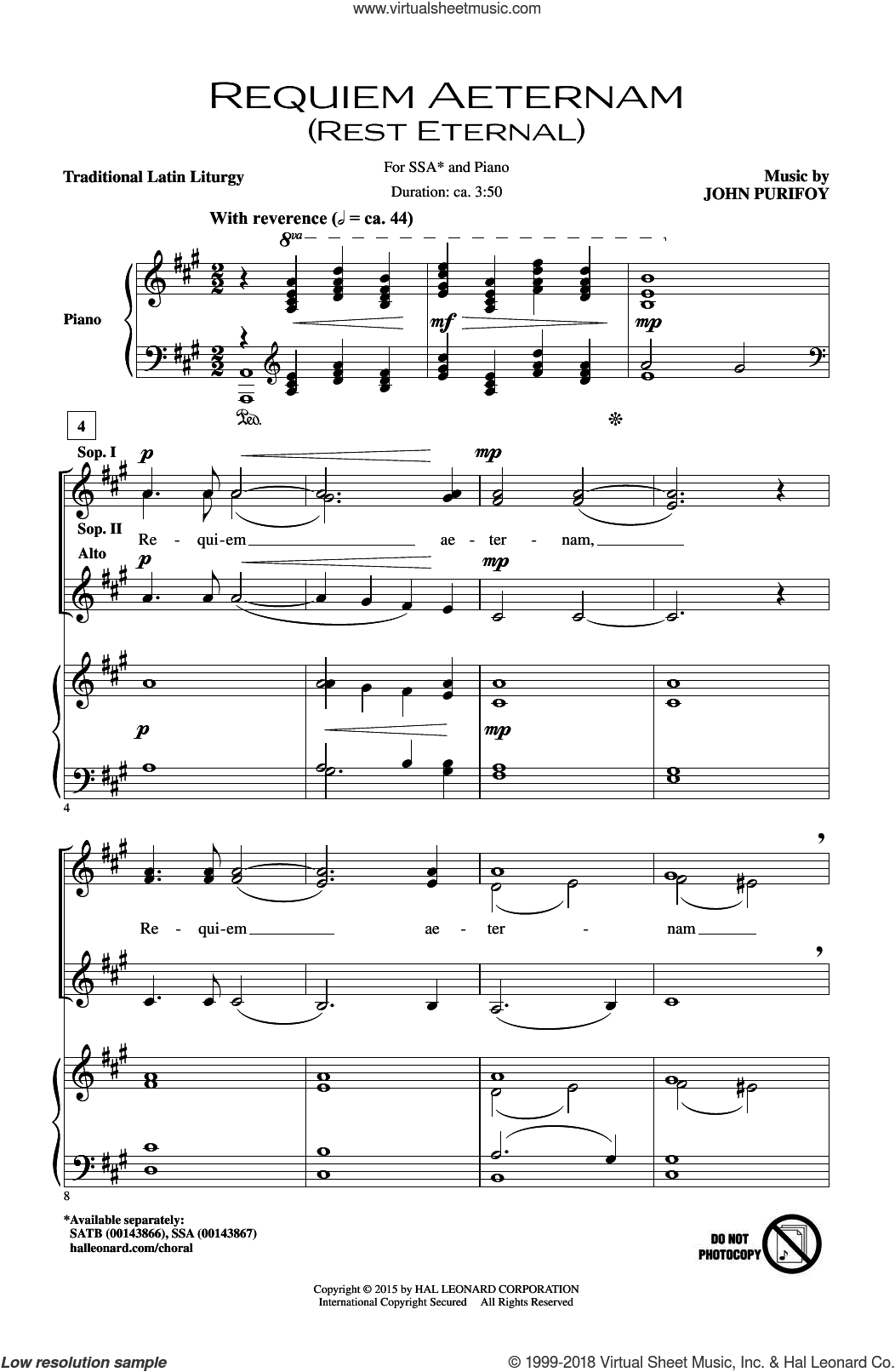 Requiem Aeternam (Rest Eternal)