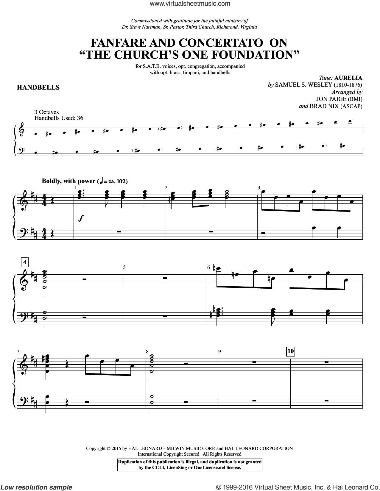Fanfare and Concertato on "The Church's One Foundation"