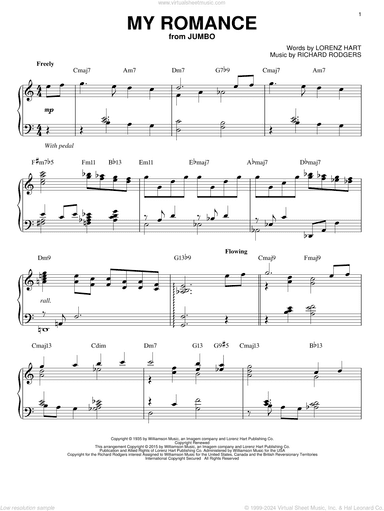 My Romance [Jazz version] (arr. Brent Edstrom)