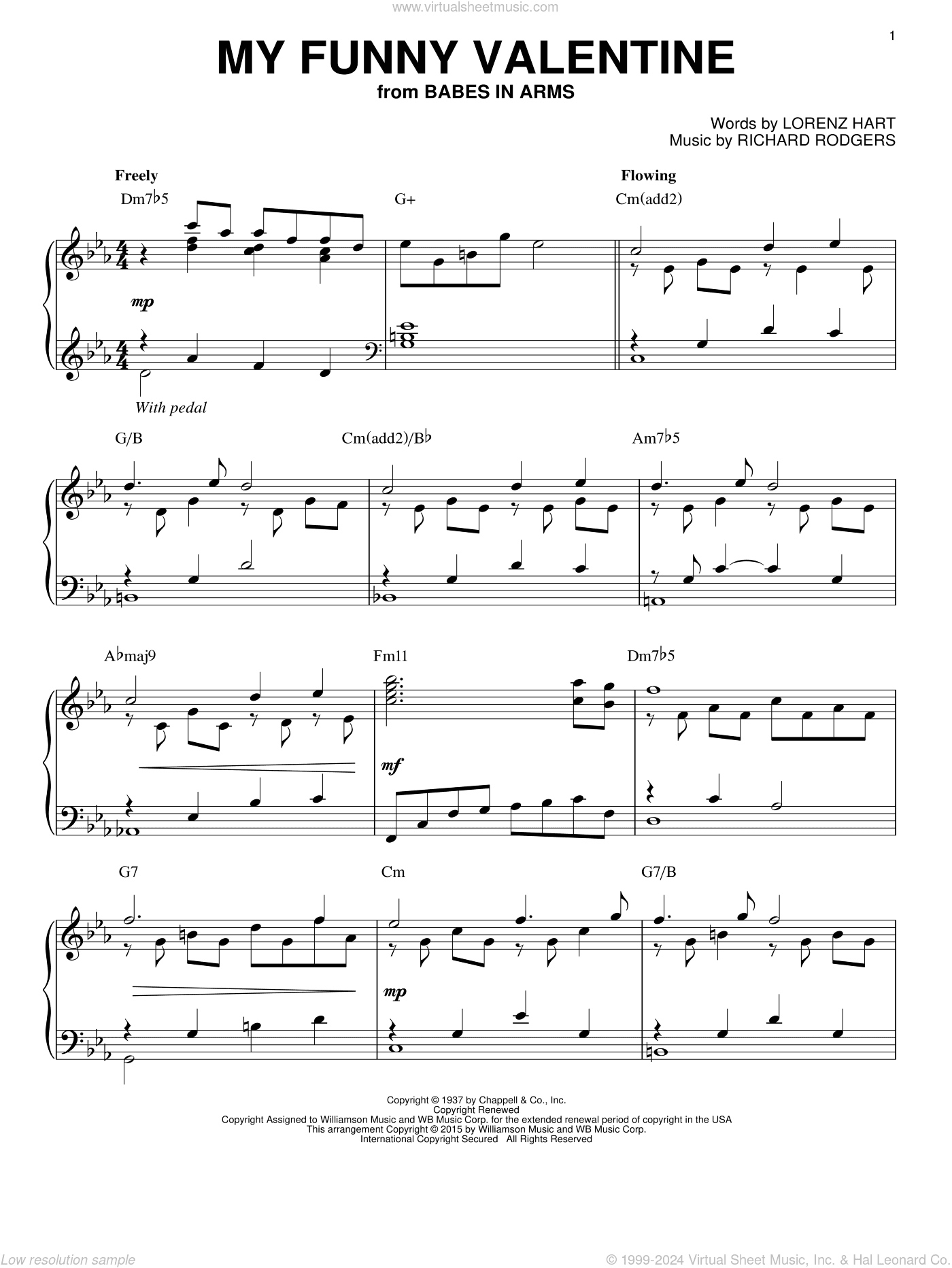 My Funny Valentine [Jazz version] (arr. Brent Edstrom)