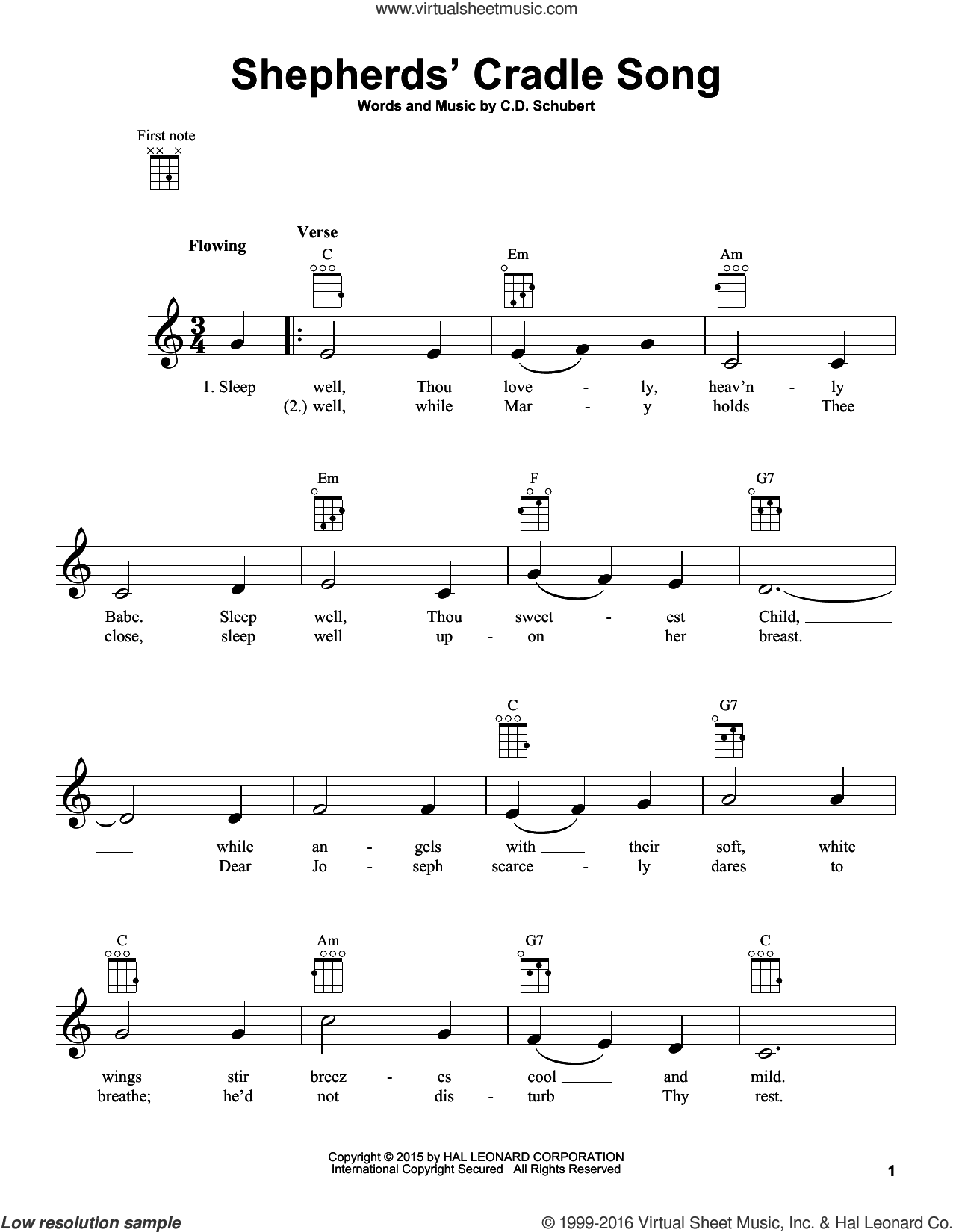 Shepherds' Cradle Song
