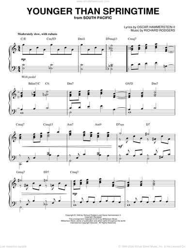 Younger Than Springtime [Jazz version] (arr. Brent Edstrom)