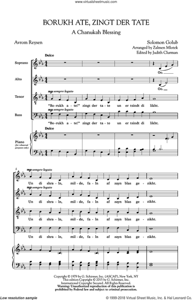 Burukh Ate, Zingt Der Tate