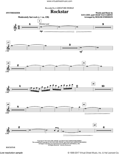 Rockstar (arr. Roger Emerson) (complete set of parts)