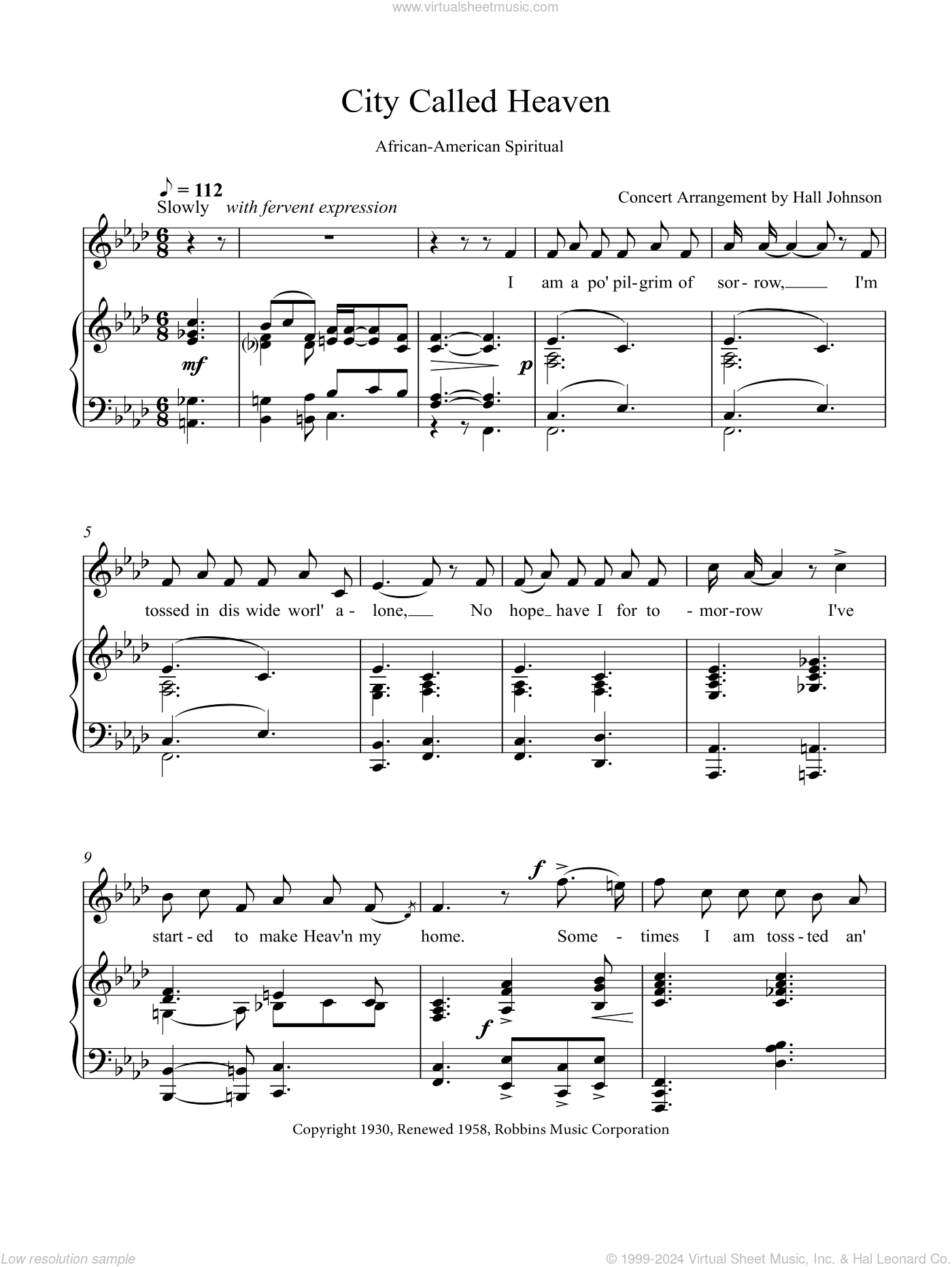 City Called Heaven (F minor)