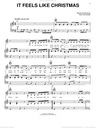 It Feels Like Christmas (from The Muppet Christmas Carol)
