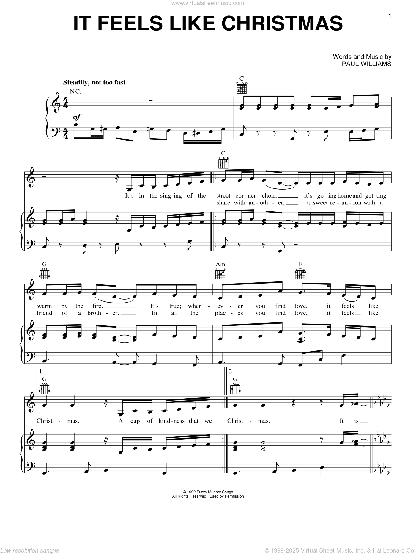 It Feels Like Christmas (from The Muppet Christmas Carol)