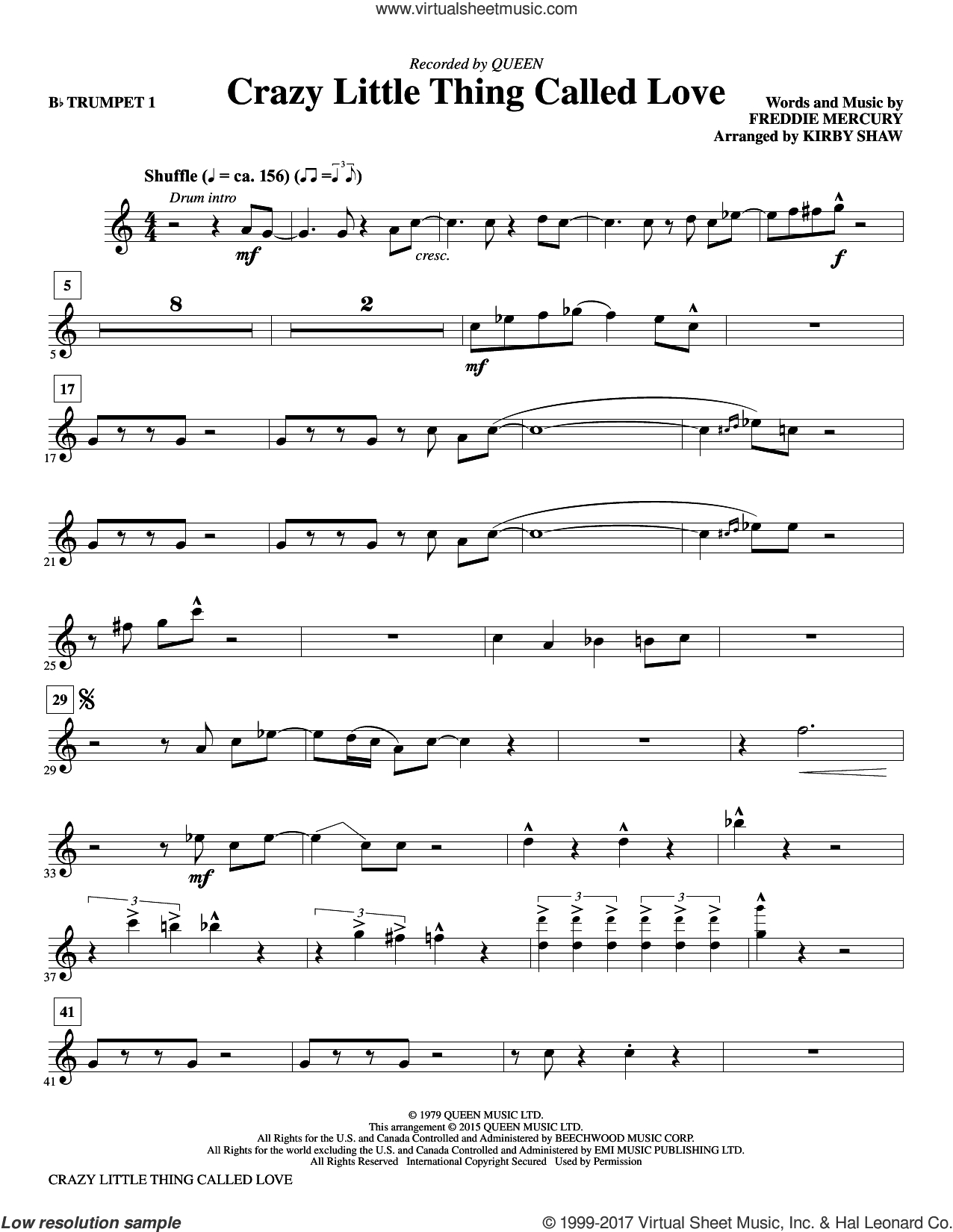 Crazy Little Thing Called Love (arr. Kirby Shaw)