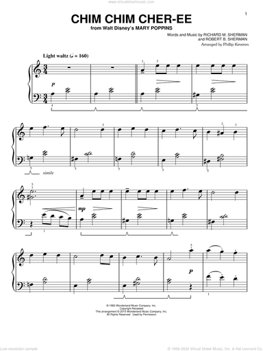 Chim Chim Cher-ee [Classical version] (from Mary Poppins) (arr. Phillip Keveren)