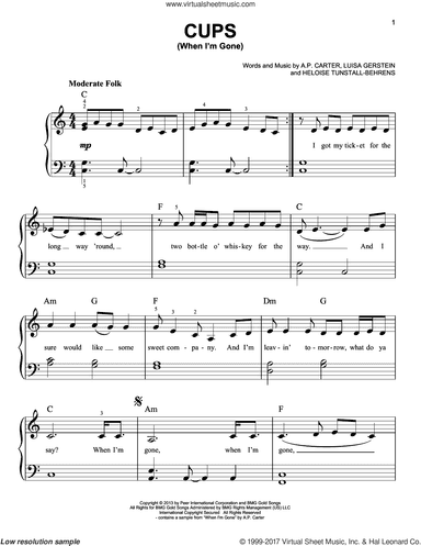 Cups (When I'm Gone)