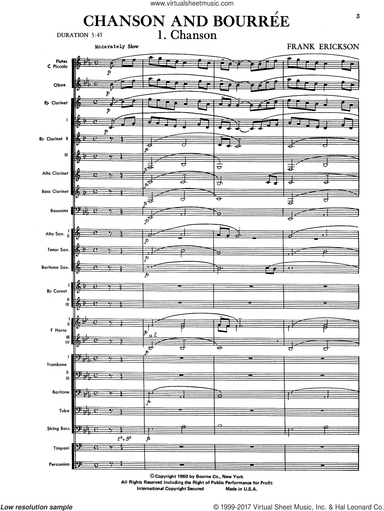 Chanson And Bourree (COMPLETE)
