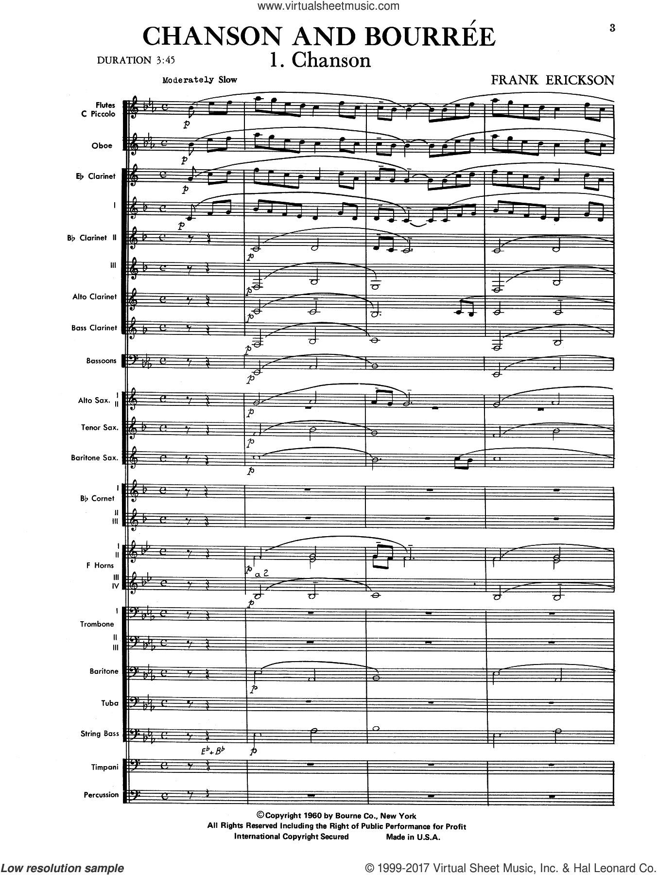 Chanson And Bourree (COMPLETE)