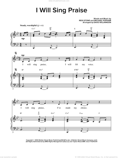 I Will Sing Praise