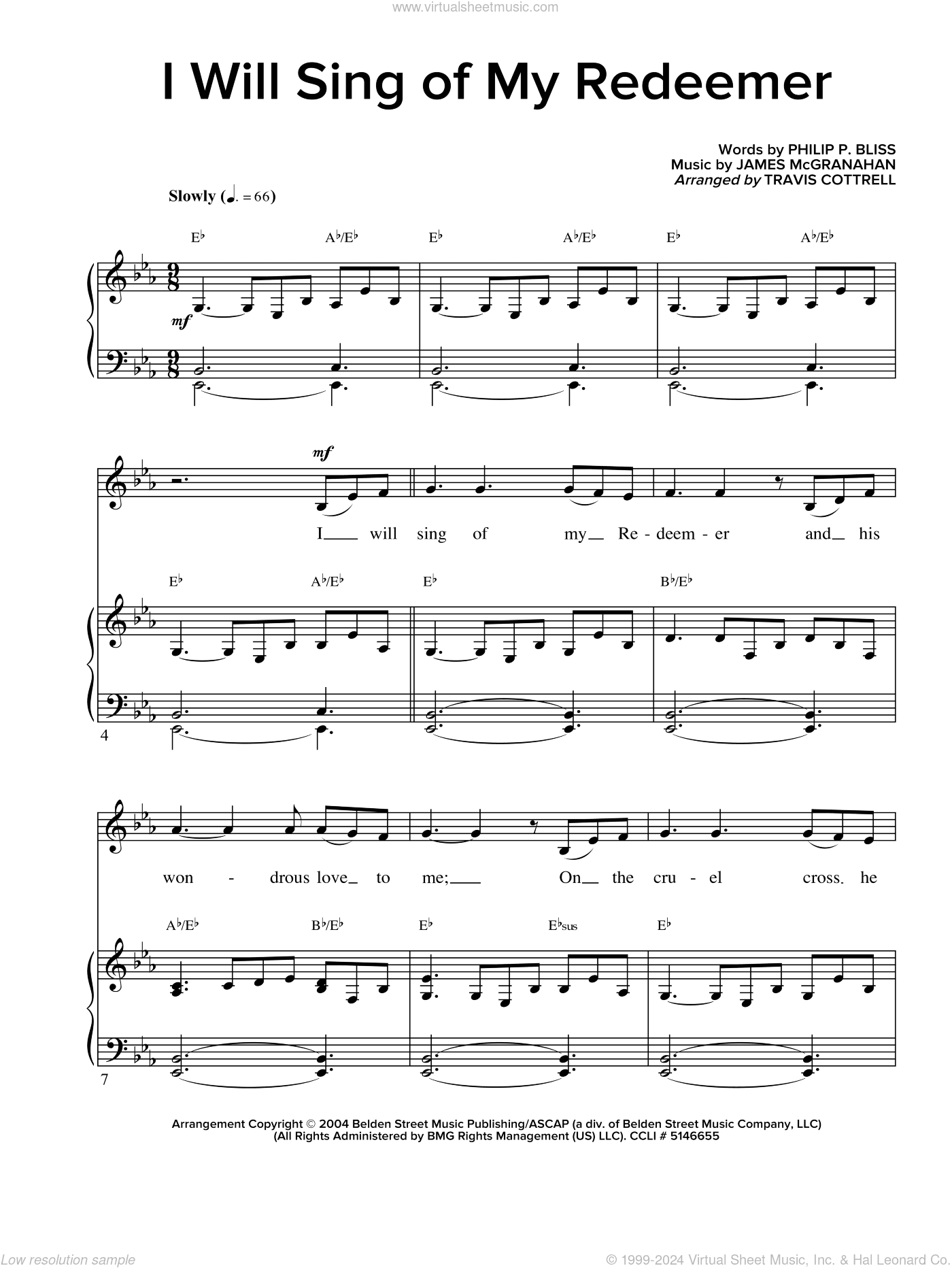 I Will Sing Of My Redeemer