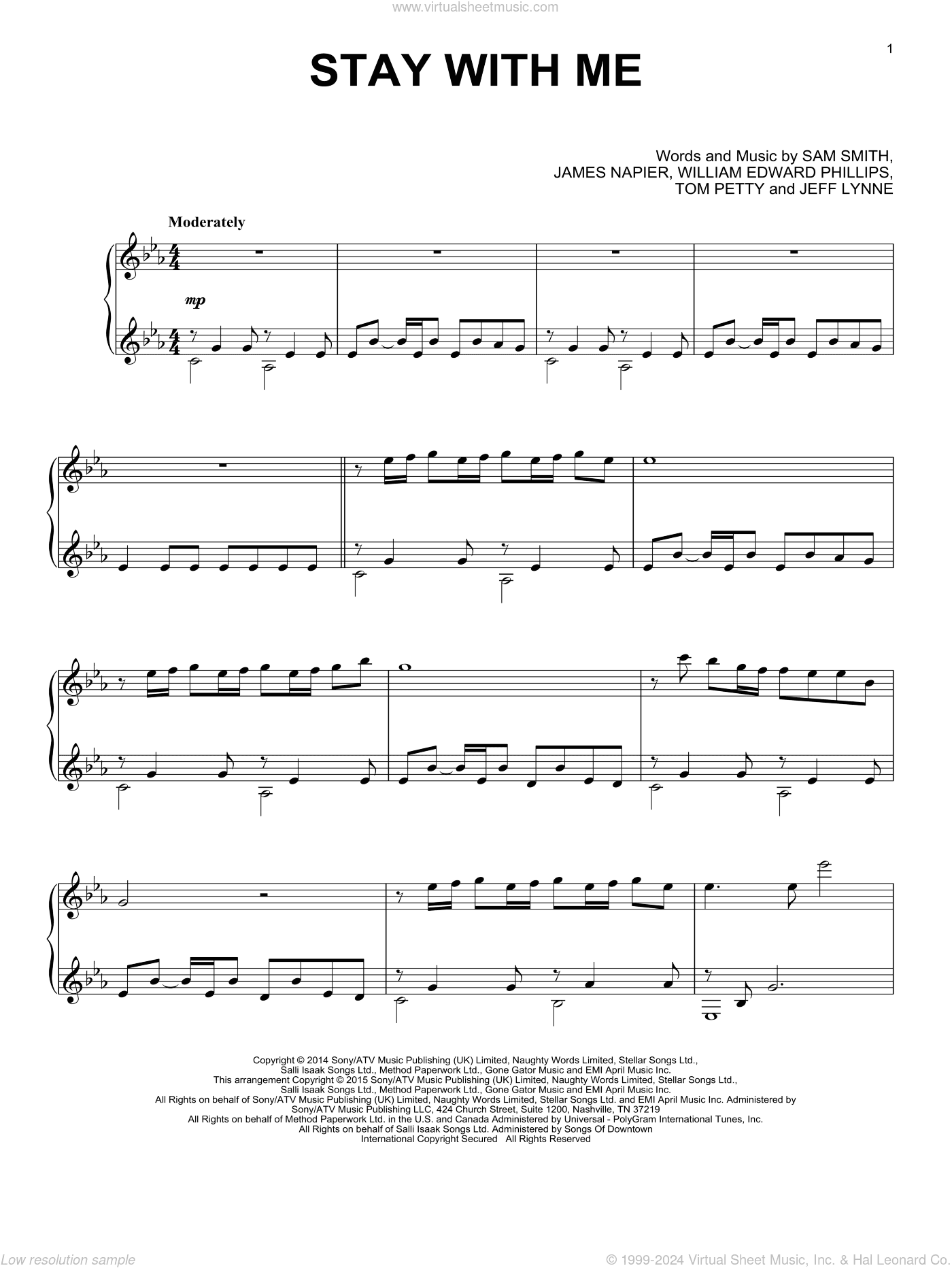 Stay With Me, (intermediate)