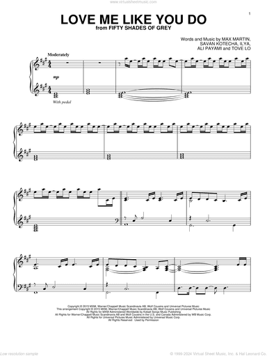 Love Me Like You Do, (intermediate)