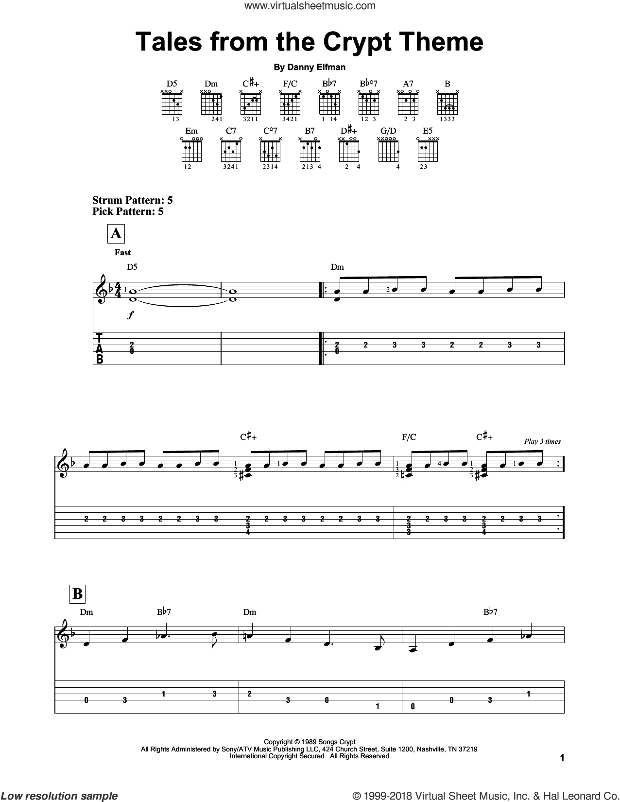 Tales From The Crypt Theme