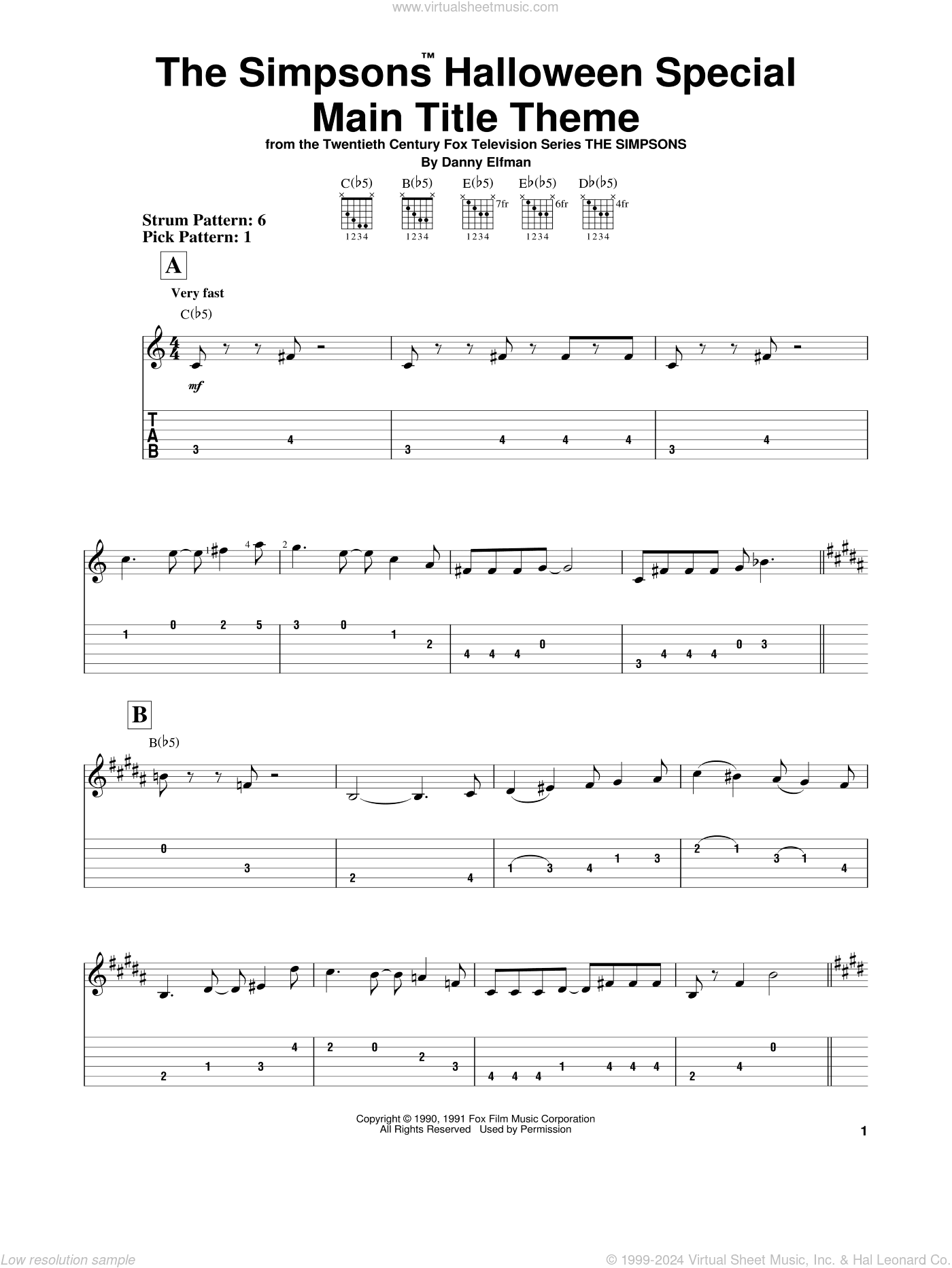 The Simpsons Halloween Special Main Title Theme