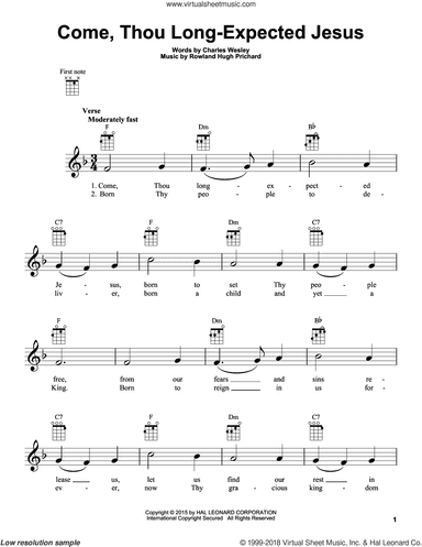 Come, Thou Long-Expected Jesus