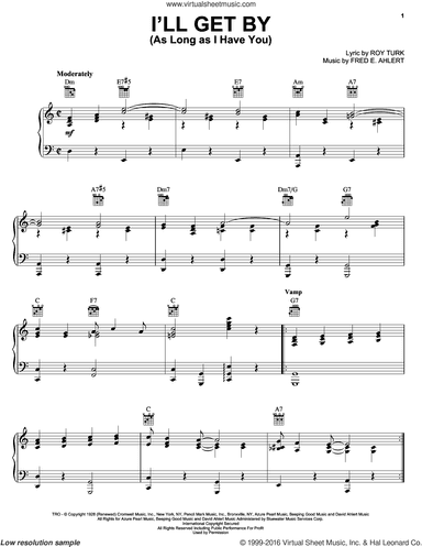 I'll Get By (As Long As I Have You)
