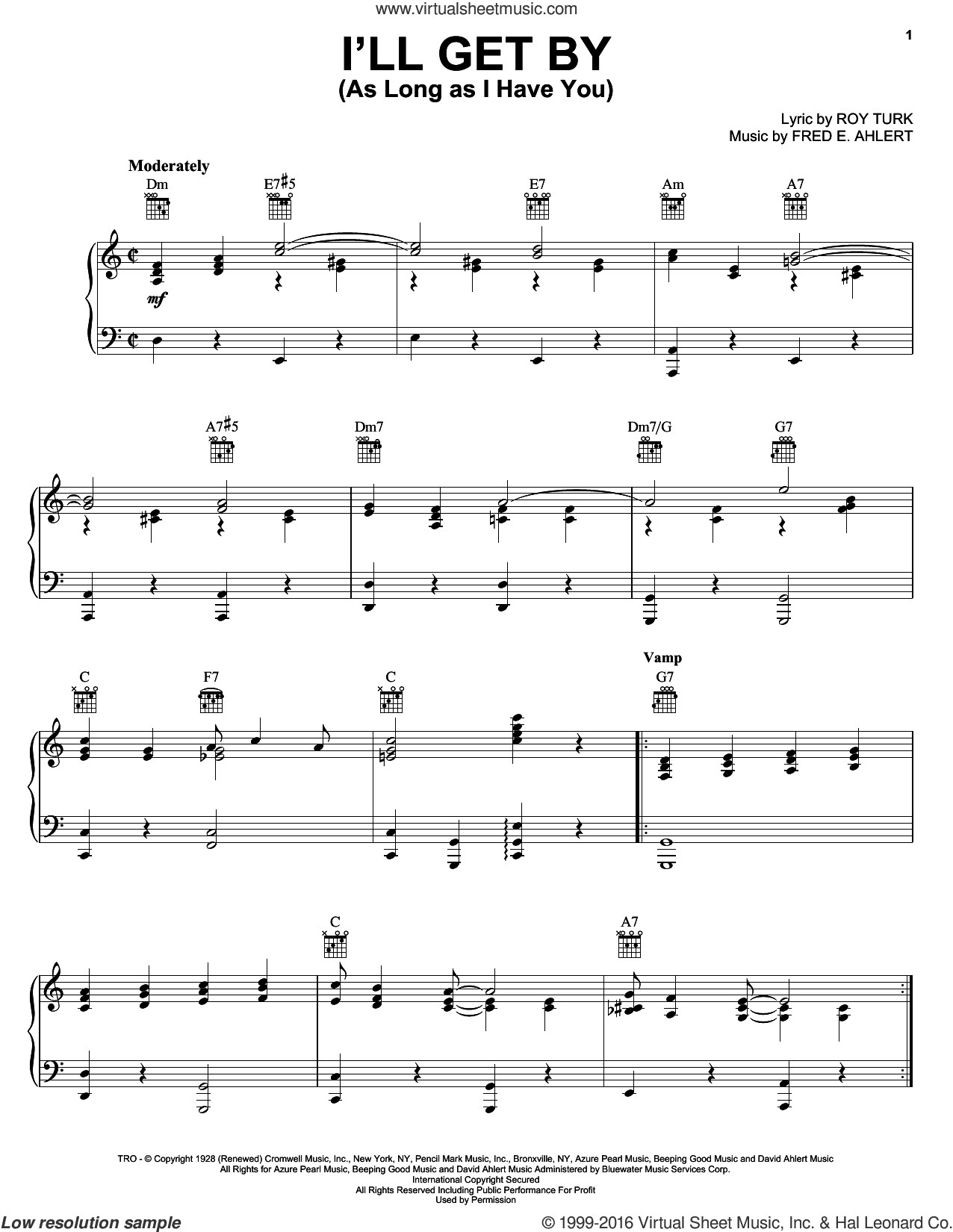 I'll Get By (As Long As I Have You)