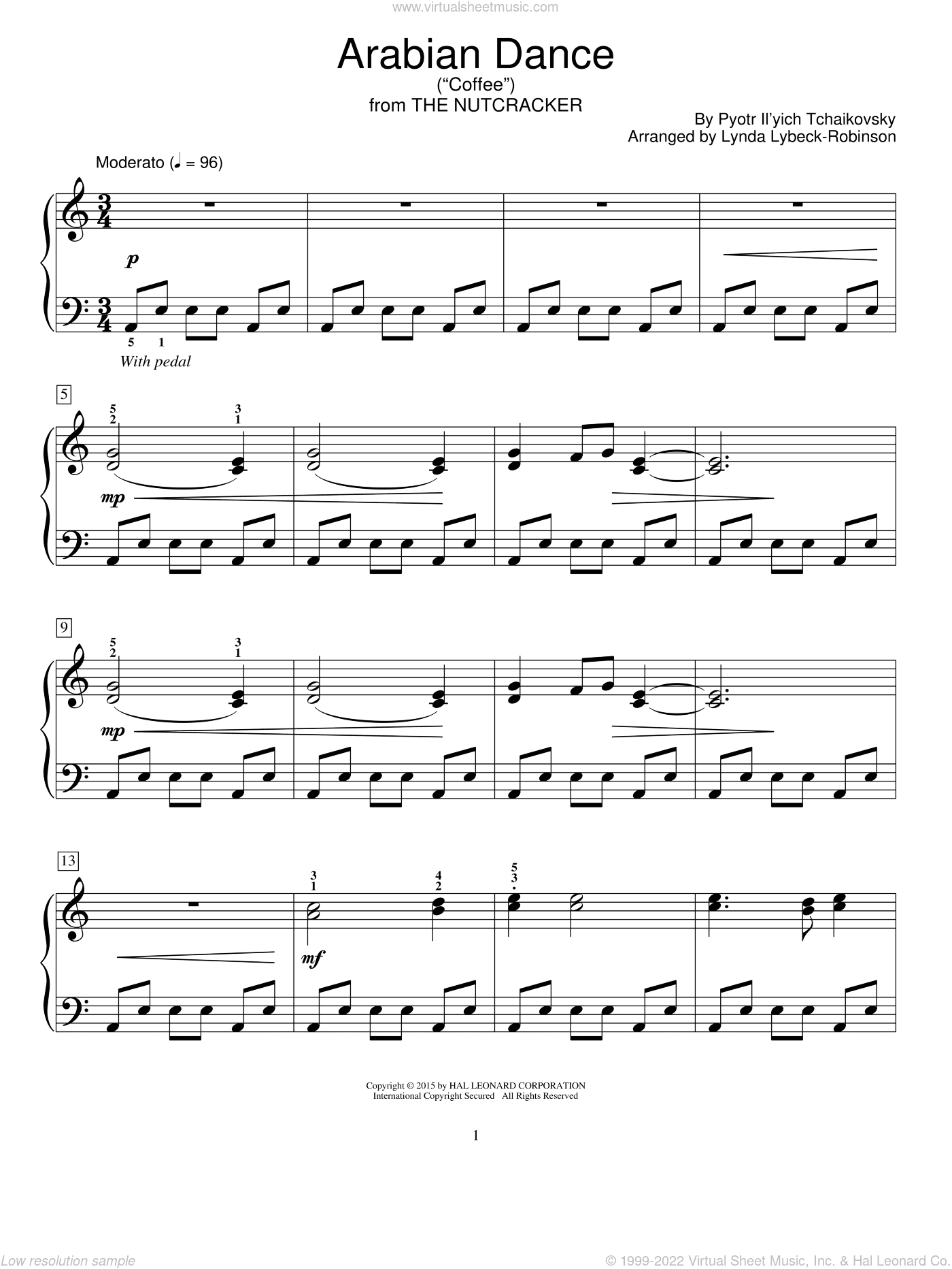 Arabian Dance (Coffee) (arr. Lynda Lybeck-Robinson)