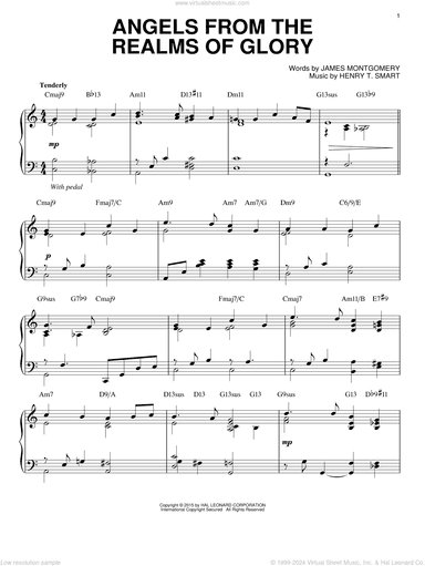 Angels From The Realms Of Glory [Jazz version] (arr. Brent Edstrom)