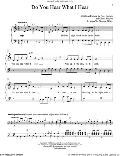 Do You Hear What I Hear (arr. Carolyn Miller)