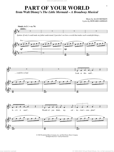 Part Of Your World (from The Little Mermaid)