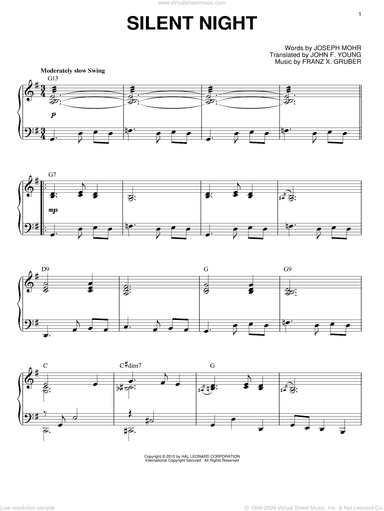 Silent Night [Jazz version] (arr. Brent Edstrom)