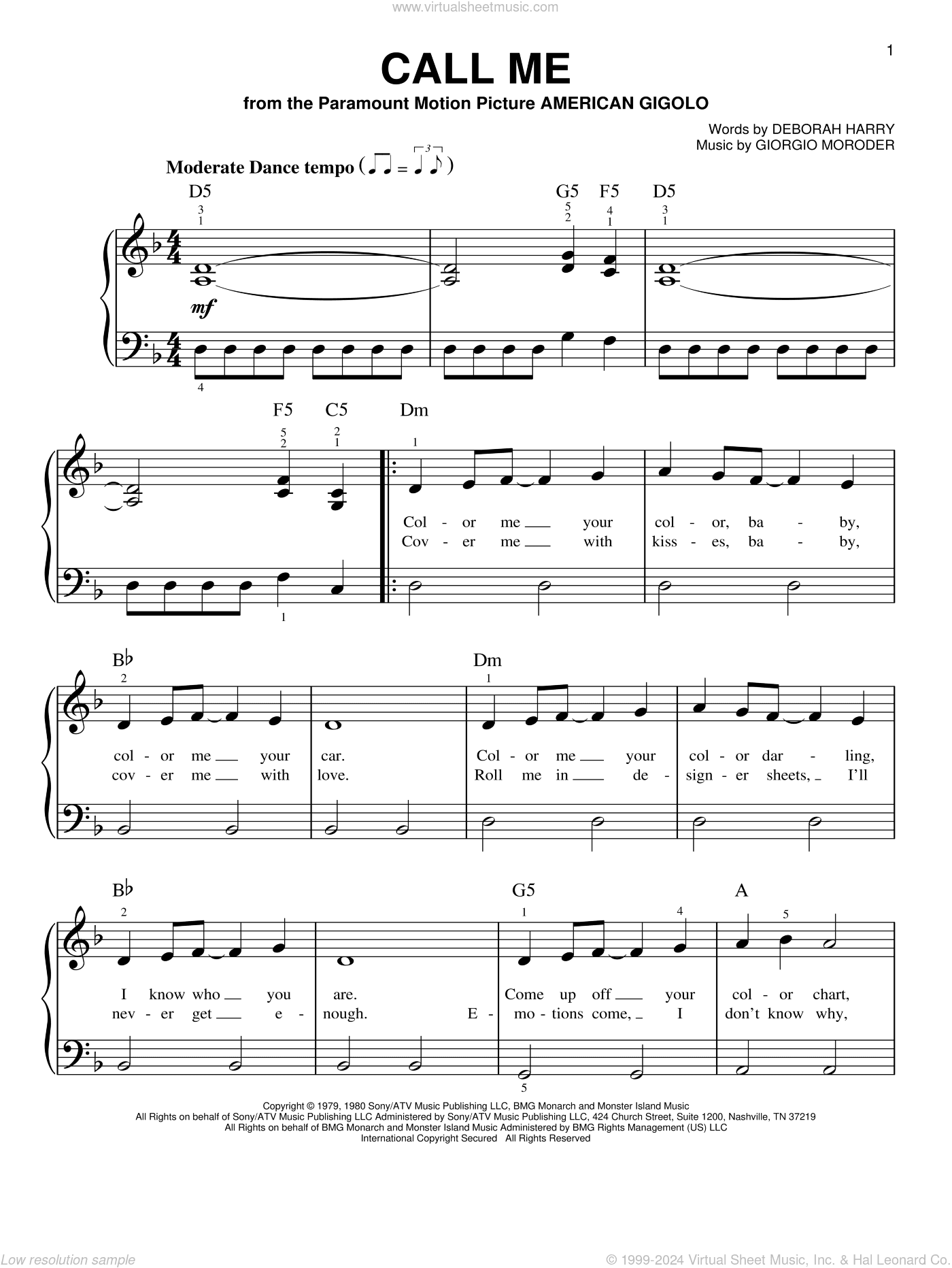 Call Me, (beginner)