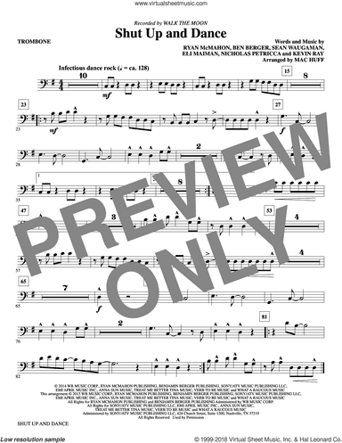 Shut Up and Dance (arr. Mac Huff) (complete set of parts)