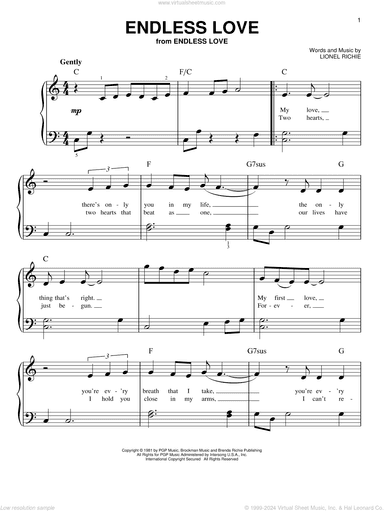 Endless Love, (beginner)
