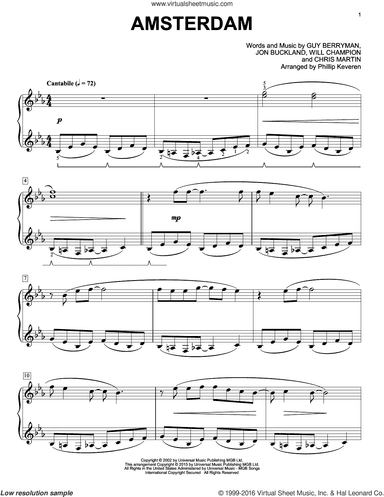 Amsterdam [Classical version] (arr. Phillip Keveren)