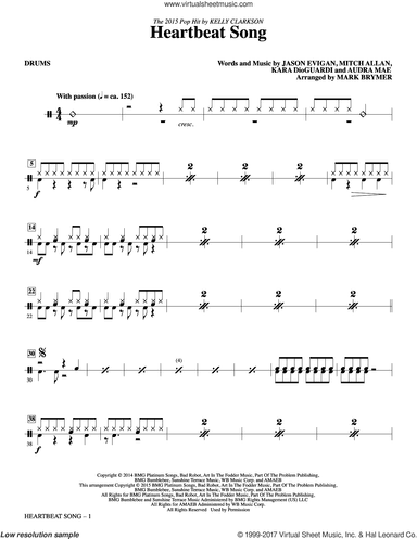 Heartbeat Song (arr. Mark Brymer) (complete set of parts)