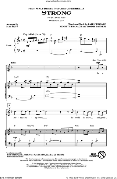 Strong (from the Motion Picture Cinderella) (arr. Mac Huff)