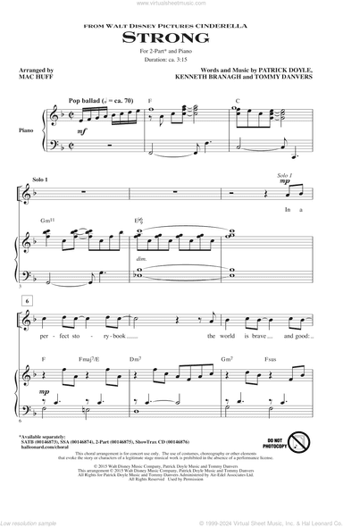 Strong (from the Motion Picture Cinderella) (arr. Mac Huff)