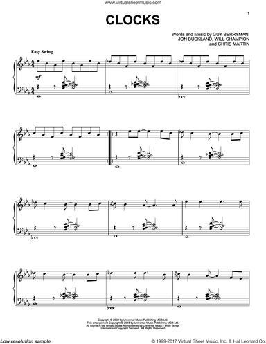 Clocks [Jazz version]
