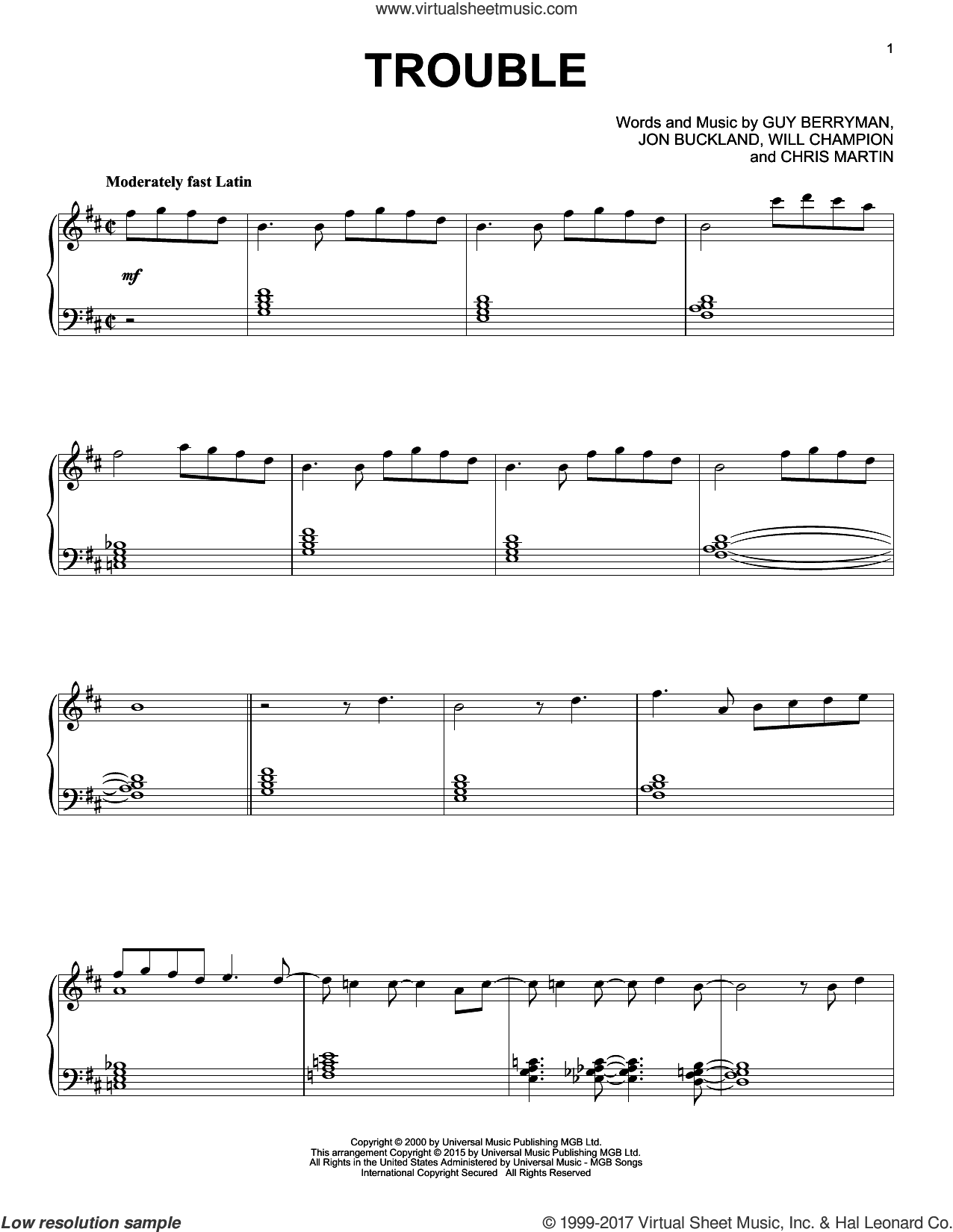 Trouble [Jazz version]