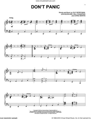 Don't Panic [Jazz version]