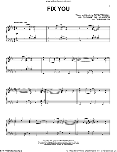 Fix You [Jazz version]