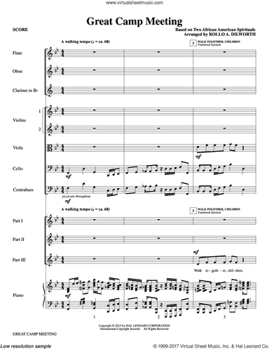 Great Camp Meeting (arr. Rollo Dilworth)