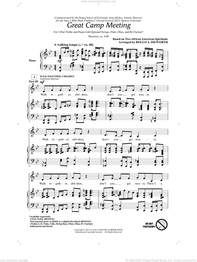 Great Camp Meeting (arr. Rollo Dilworth)