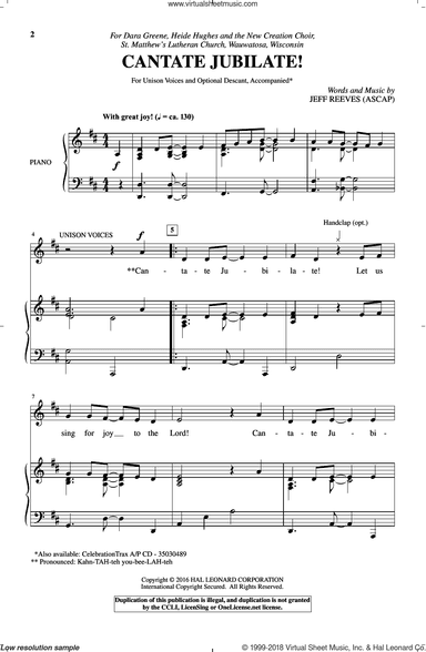 Cantate Jubilate!