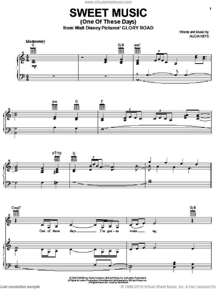 Sweet Music (One Of These Days)