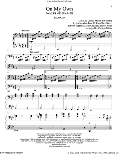 On My Own (from Les Miserables)