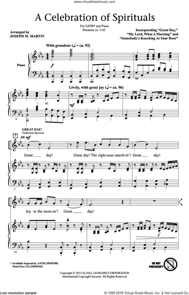 A Celebration Of Spirituals